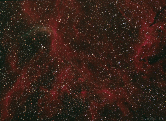 Wolf-Rayet Shell W-R 134 to Dark Nebula B145