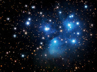 The Pleiades and Merope Nebula