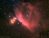 Flame And Horsehead Region of Orion