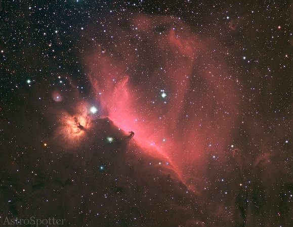 Flame And Horsehead Region of Orion