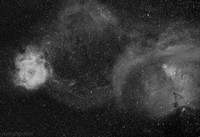 Rosette Nebula And Cone Dark Nebula within Sh2-273