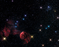 Jellyfish Nebula Area With M35