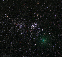 Hartley 2 Comet And The Double Cluster